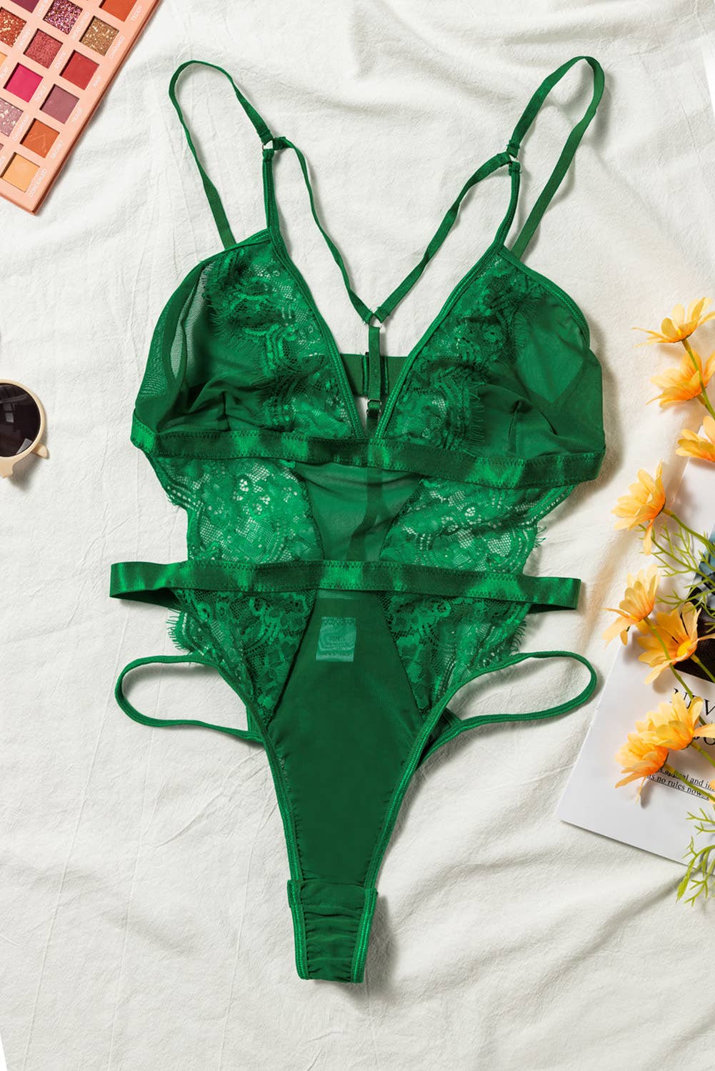 Mesh Bodysuit w/ Front Detail
