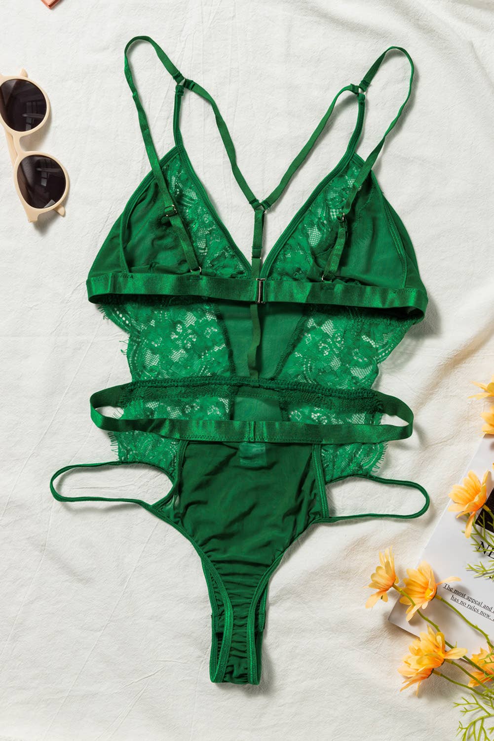 Mesh Bodysuit w/ Front Detail
